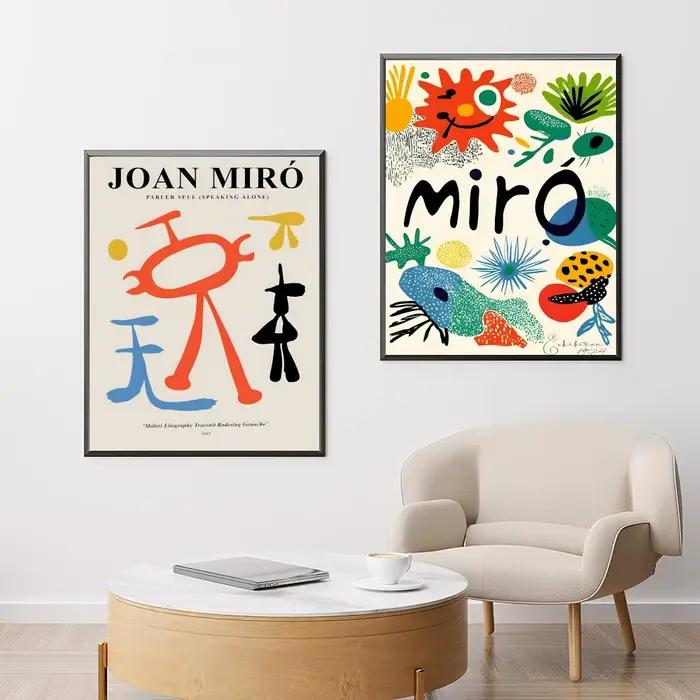 Affiche d'art populaire Jjoan Miro