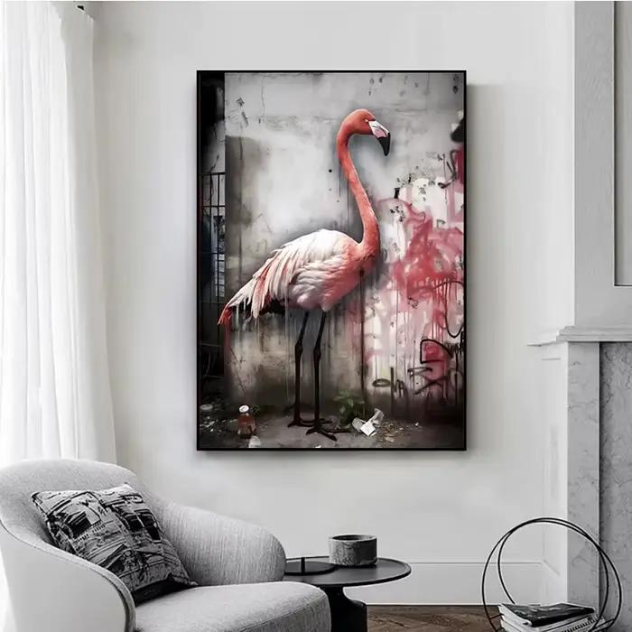 Banksy Graffiti garçon fille avec ballon sur toile affiches imprime Pop Street mur Art peinture pour salon décor à la maison Cuadros
