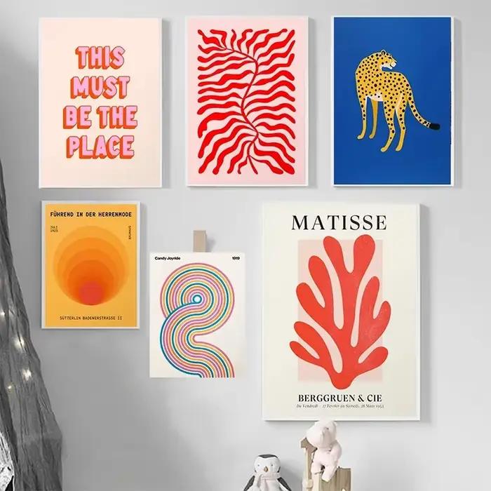 Matisse – peinture sur toile abstraite