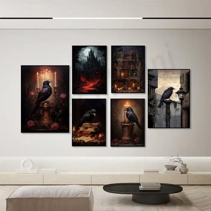 Affiche de château d'Halloween
