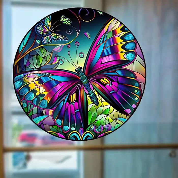 Autocollants électrostatiques pour vitres papillon