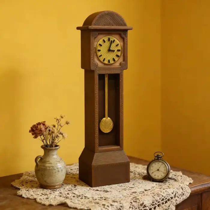 Horloge miniature pour maison de poupée