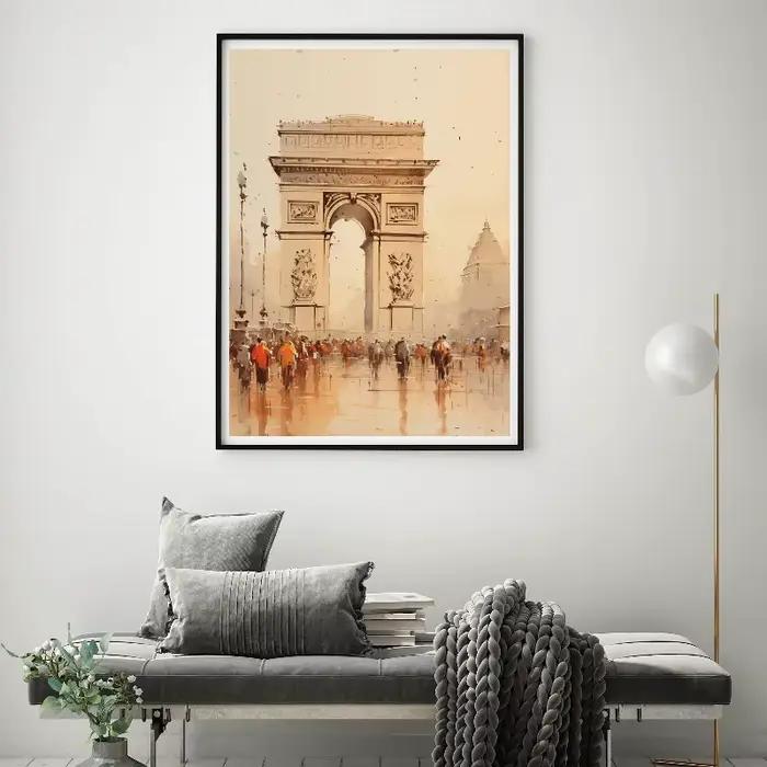 Toile imprimée de paysage urbain européen