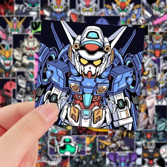 10/30/63 pièces GUNDAM Anime autocollants classique Cool Manga décalcomanies décoration bricolage Skateboard téléphone