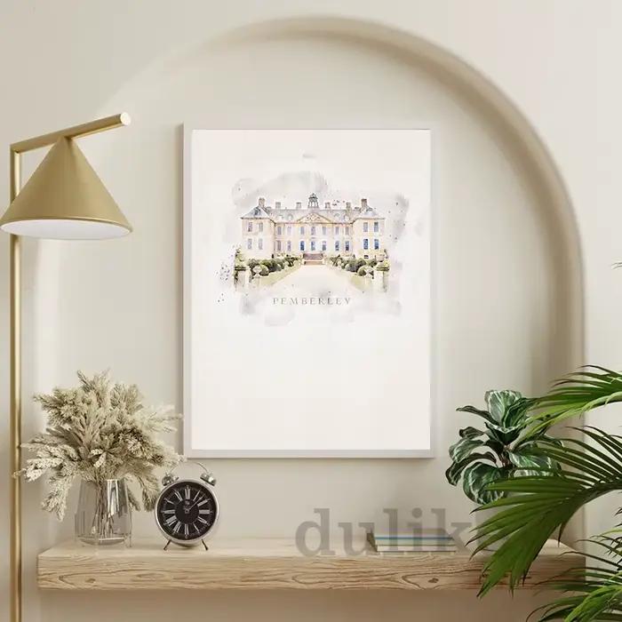Affiche de fierté et de préjugés Pemberley