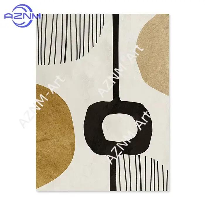 Lot de 1/3 tableaux triptyques minimalistes