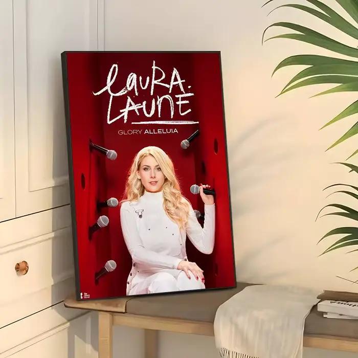 Affiche murale collante de chanteur l-Louane