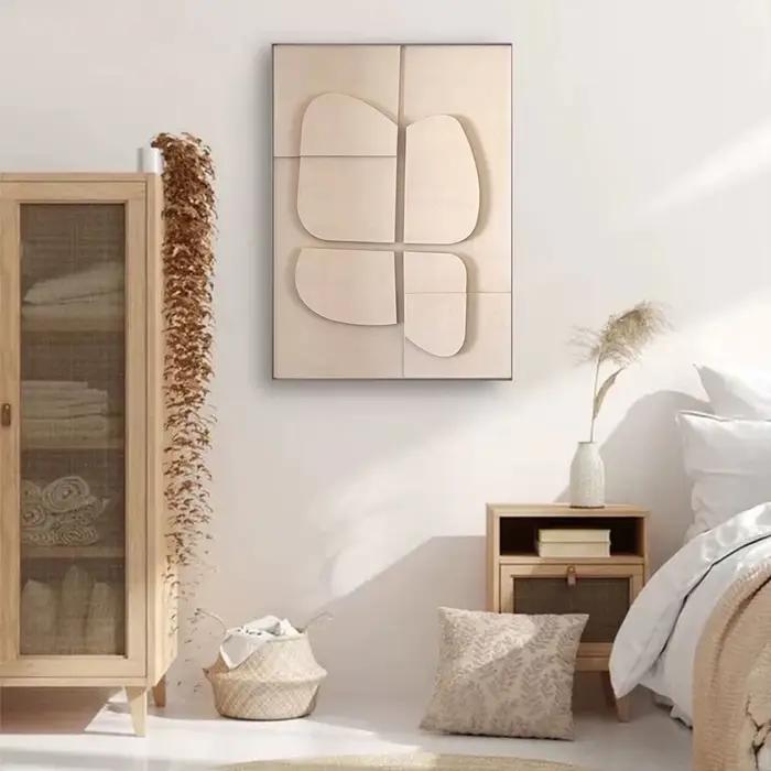 Toile de peinture géométrique effet nordique 3D