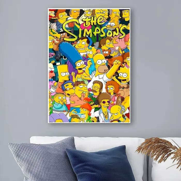 FUNNY The S-Simpsons, affiche autocollante haute définition
