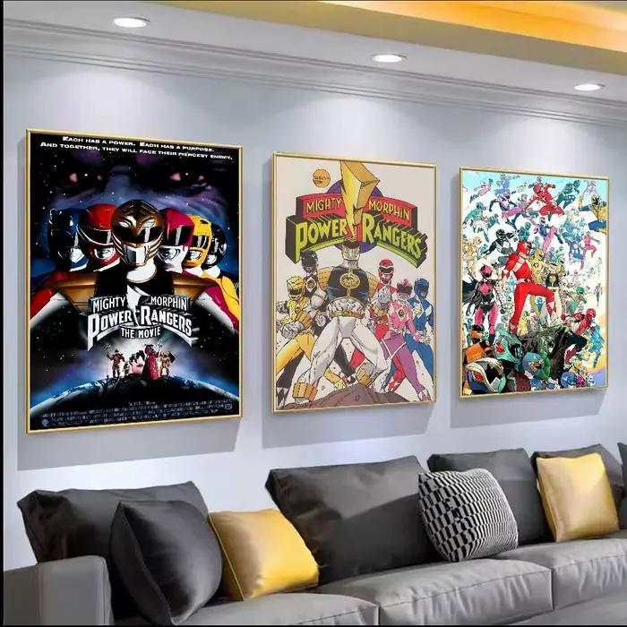Affiche TV m-meighty Morphin Power Rangers