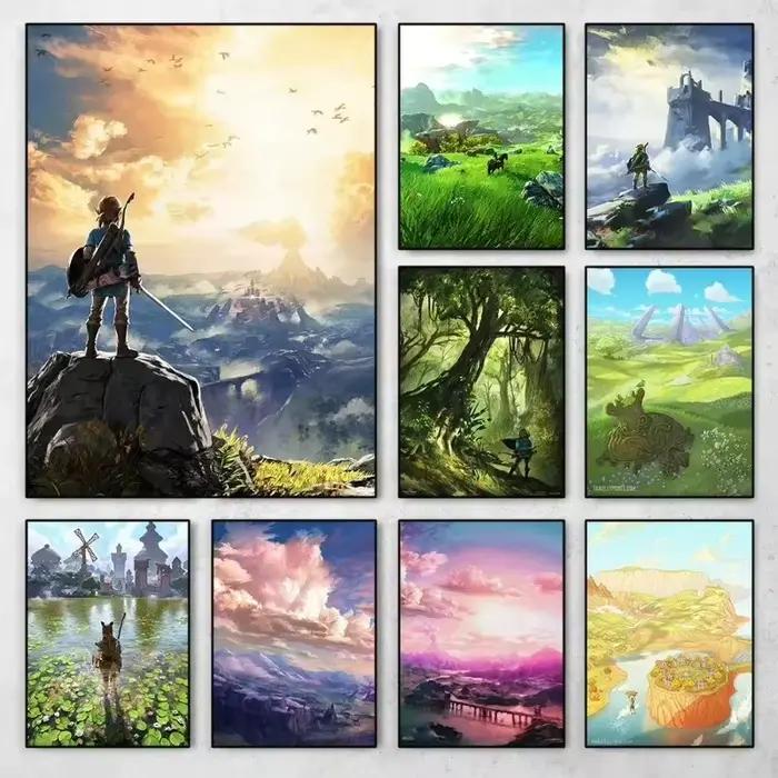 Tableau sur toile Hyrule Village