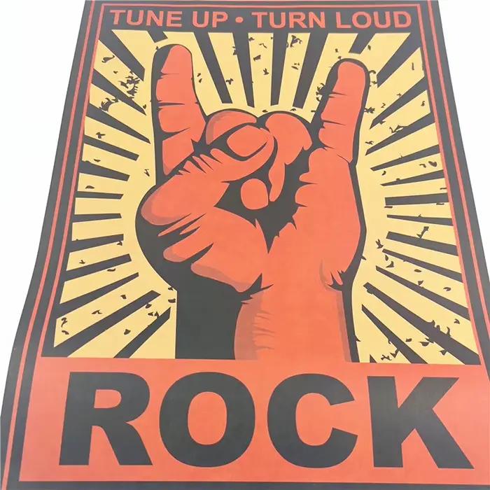 Affiche Vintage en Papier Kraft Rétro