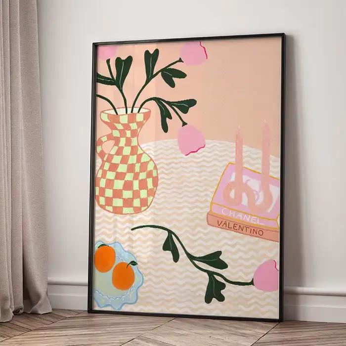 Affiches et imprimés de plantes abstraites