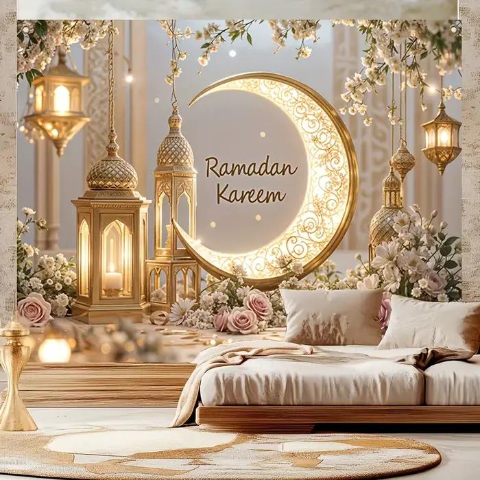 Bannière murale élégante du Ramadhan