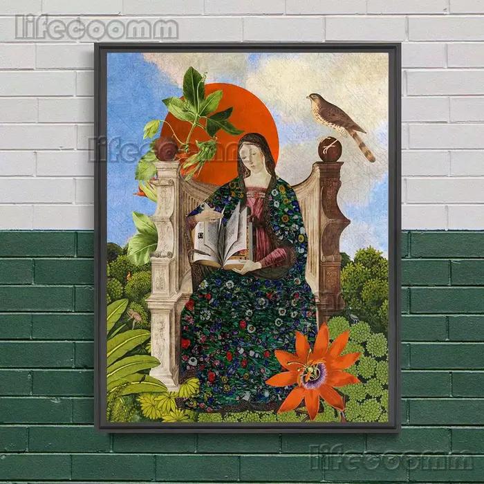 Toile d'art mural abstrait Saint