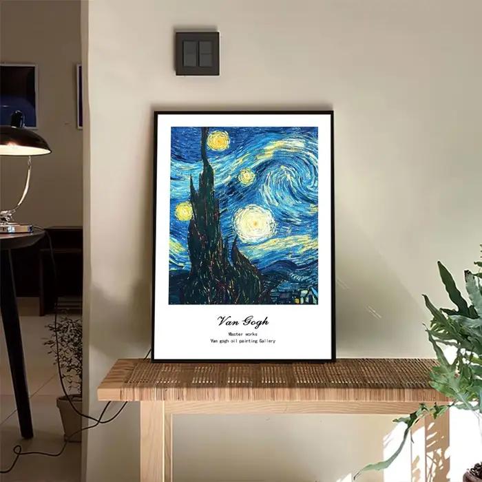 Van Gogh nuit étoilée tournesol récolte mur Art affiche célèbre Mural moderne décor à la maison toile photo impression salon décorer