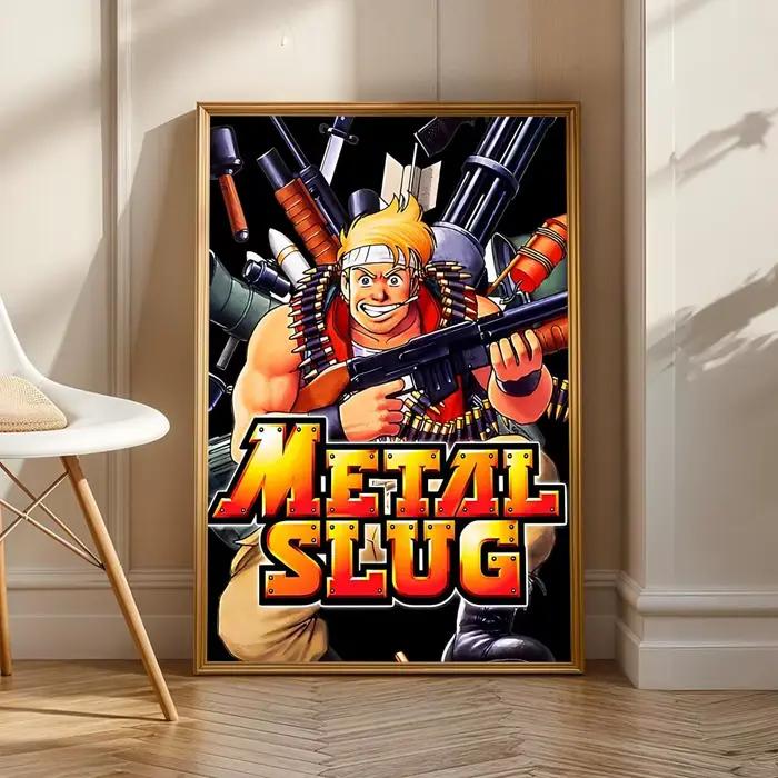 Affiche rétro M-Metal SlugS personnalisée, affiche en PP épaissie, autocollant mural pour la décoration de la maison