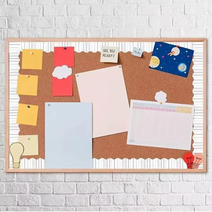 Rouleau d'autocollants de bordure d'affiche de tableau d'affichage de salle de classe