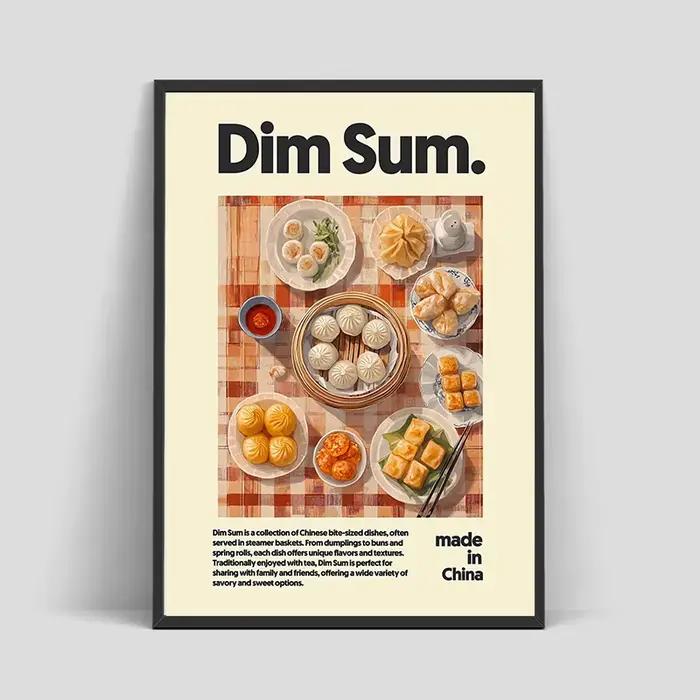 Affiche de peinture sur toile de nourriture asiatique Ramen Hot Pot chinois japonais corée Cuisine impression