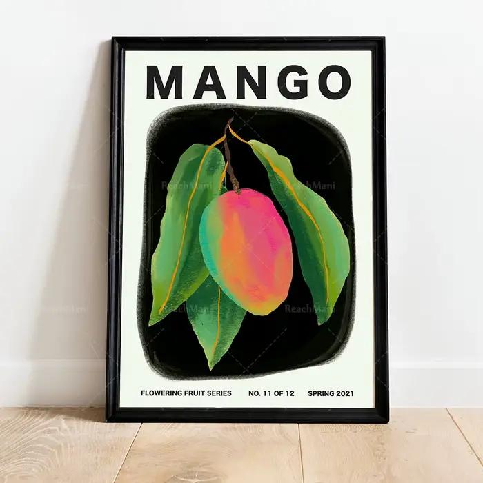 Peinture sur toile de fruits modernes