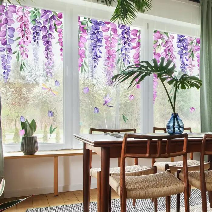Autocollants muraux décoratifs sur le thème des plantes
