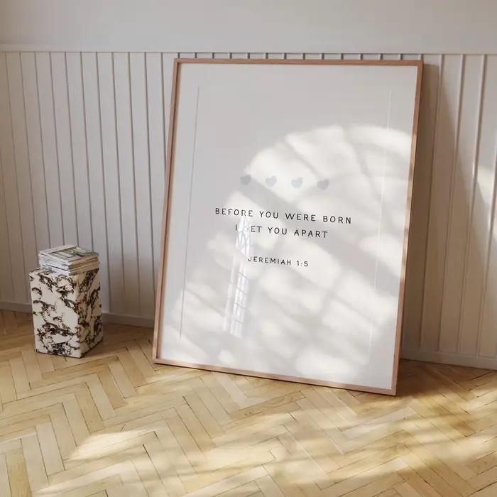 Peintures décoratives pour la chambre des enfants chrétiens