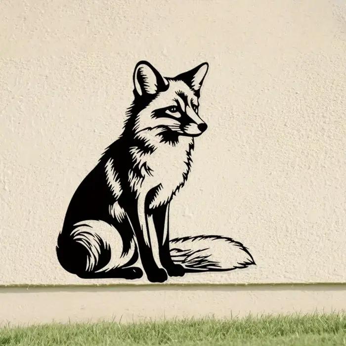 Décoration murale élégante en métal sculpté à la main
