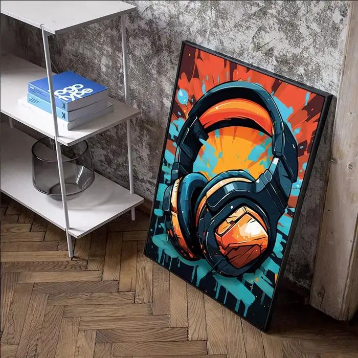 Affiche de jeu Graffiti imprimée