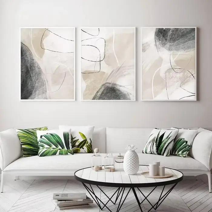 Art mural esthétique minimaliste moderne