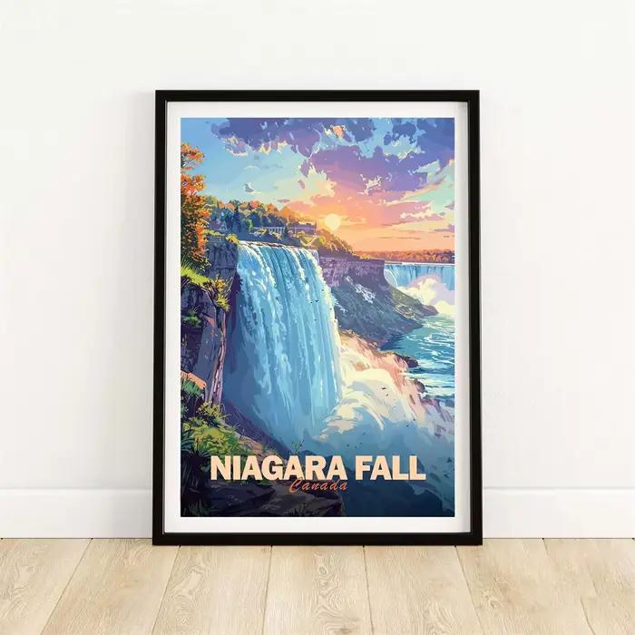 Affiche de paysage d'art moderne de londres