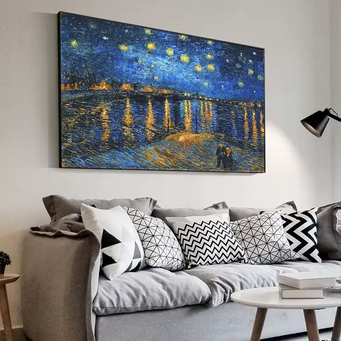 Peinture sur toile de Van Gogh Nuit étoilée