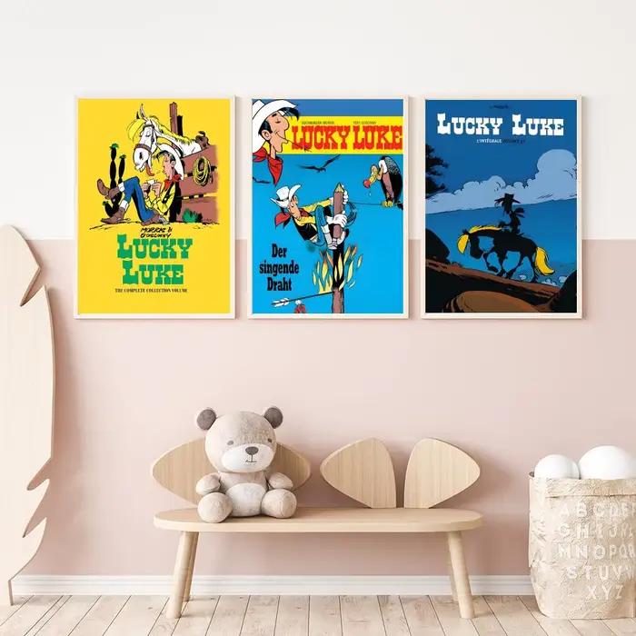 Affiche de dessin animé l-Lucky Luke