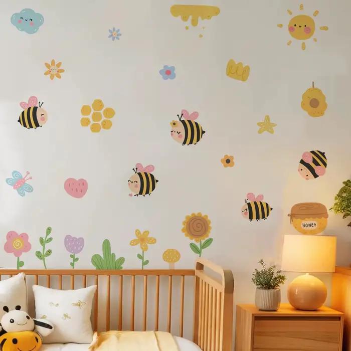 Autocollant mural en vinyle pour chambre d'enfant