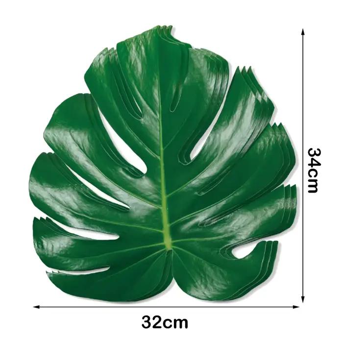 Lot de 10 sets de table en feuilles de palmier