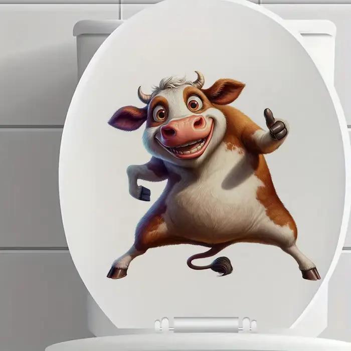 # Autocollants vache amusants