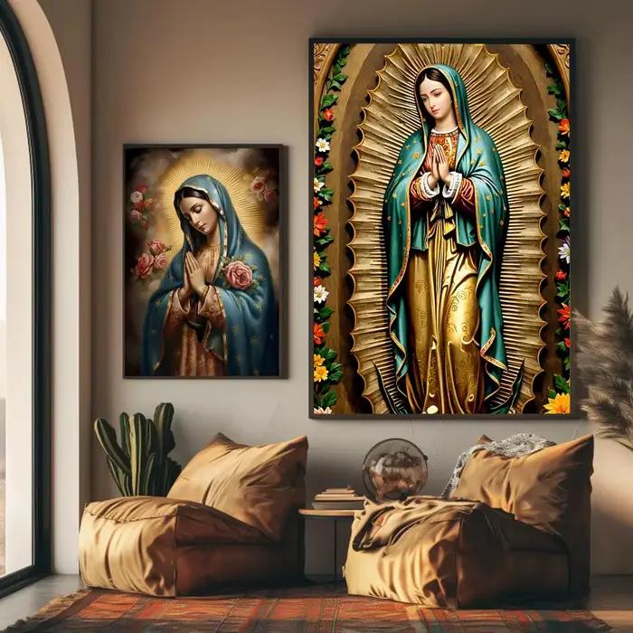 Peinture de la Vierge de Guadalupe