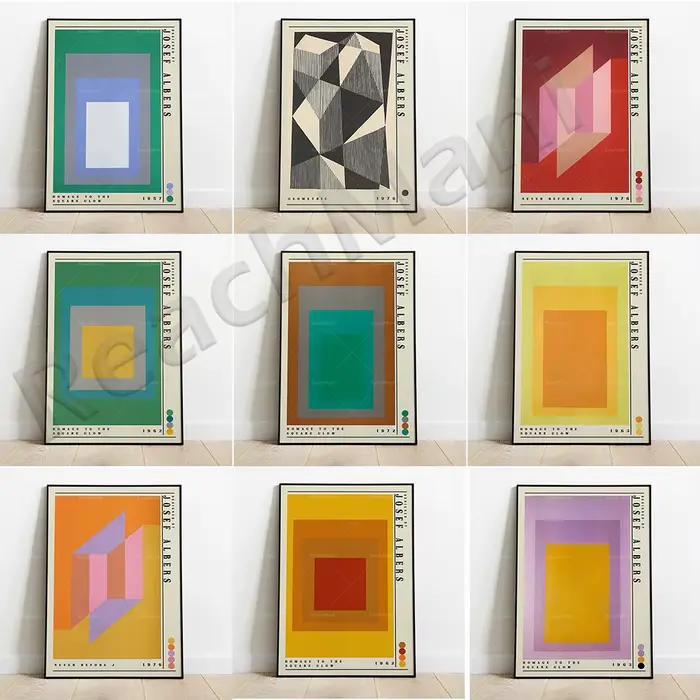 Affiche d'exposition de Josef Albers
