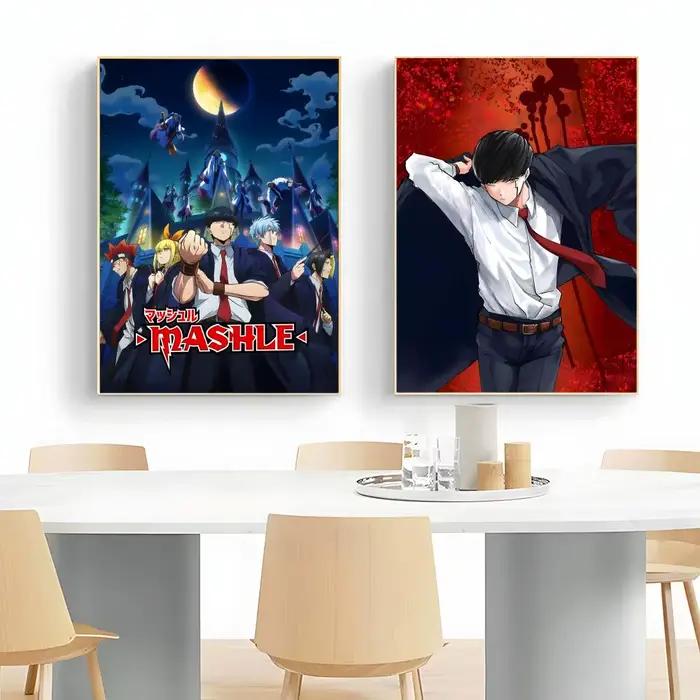 Affiche murale décorative de manga comique Mashle: Magic and Muscles, impression artistique, décoration murale, décoration de la maison, cadeau, sans cadre