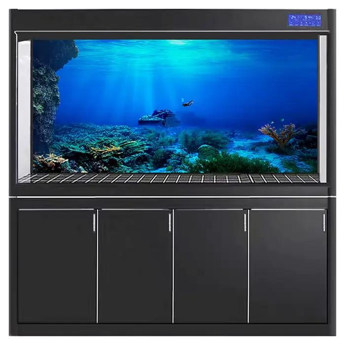 Peinture décorative de fond de plantes précieuses de poisson