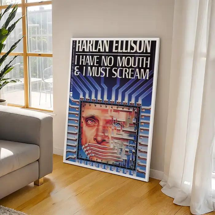 Affiche murale autocollante HD « I Have No Mouth and I Must Scream »
