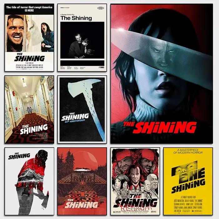 Affiche esthétique du film d'horreur classique T-The-Shining