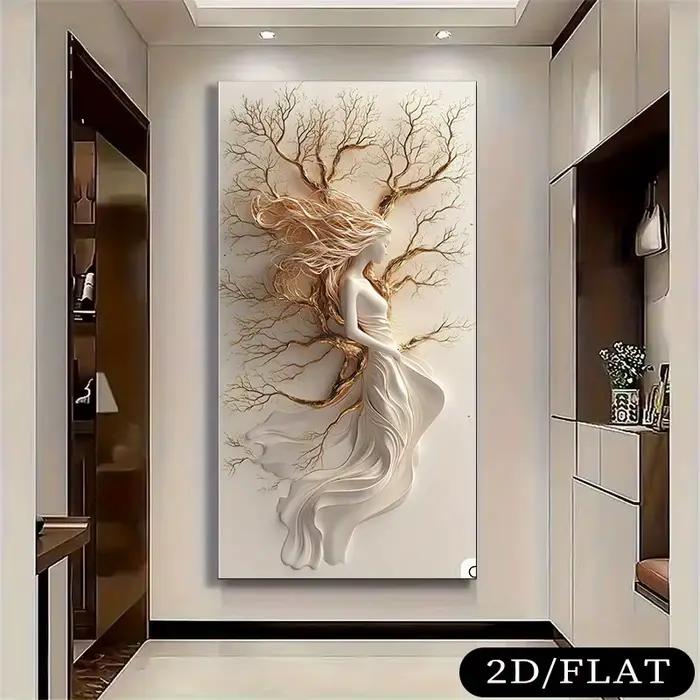 Peinture sur toile d'arbre de vie Extra Large