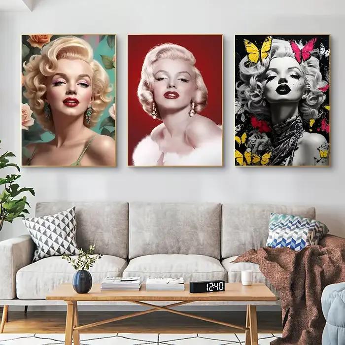 Affiche Imprimée Marilyn Monroe en Papier