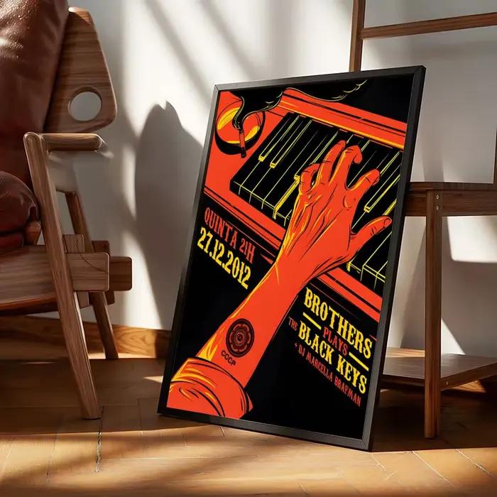 Les affiches classiques et les impressions d'art mural conviennent aux salons