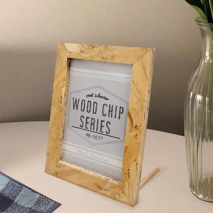 Cadre photo en bois, décoration intérieure