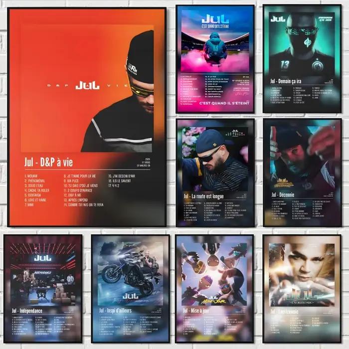 Autocollants d'affiche d'album J-JuL