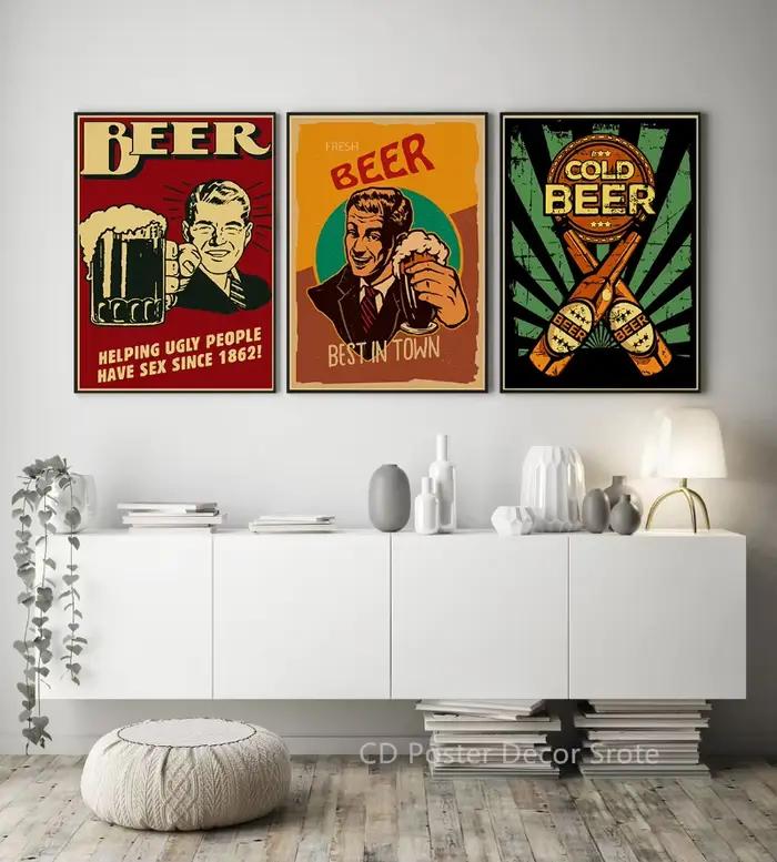 Affiche Vintage de bière