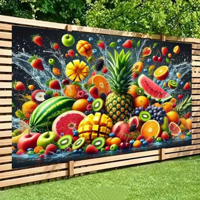 Fond de photographie sur le thème des fruits et légumes