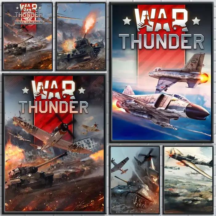 Affiche de jeu classique W-War t-trounder