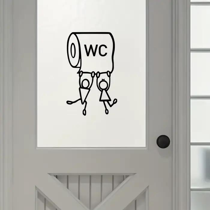 Autocollant de WC 1 pièce